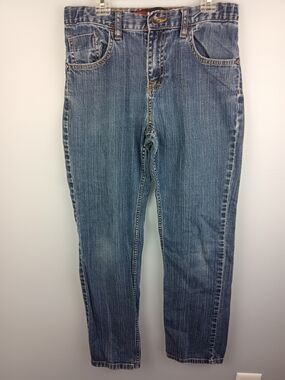Tony Hawk Dark Wash Blue Young Men's Boys Straight-Leg Jeans 16